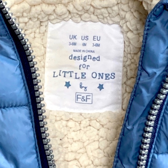 Florence & Fred, baby blue, puffer jacket - Picture 2 of 3